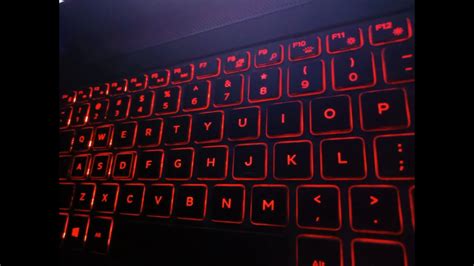 keyboard lighting control dell laptop